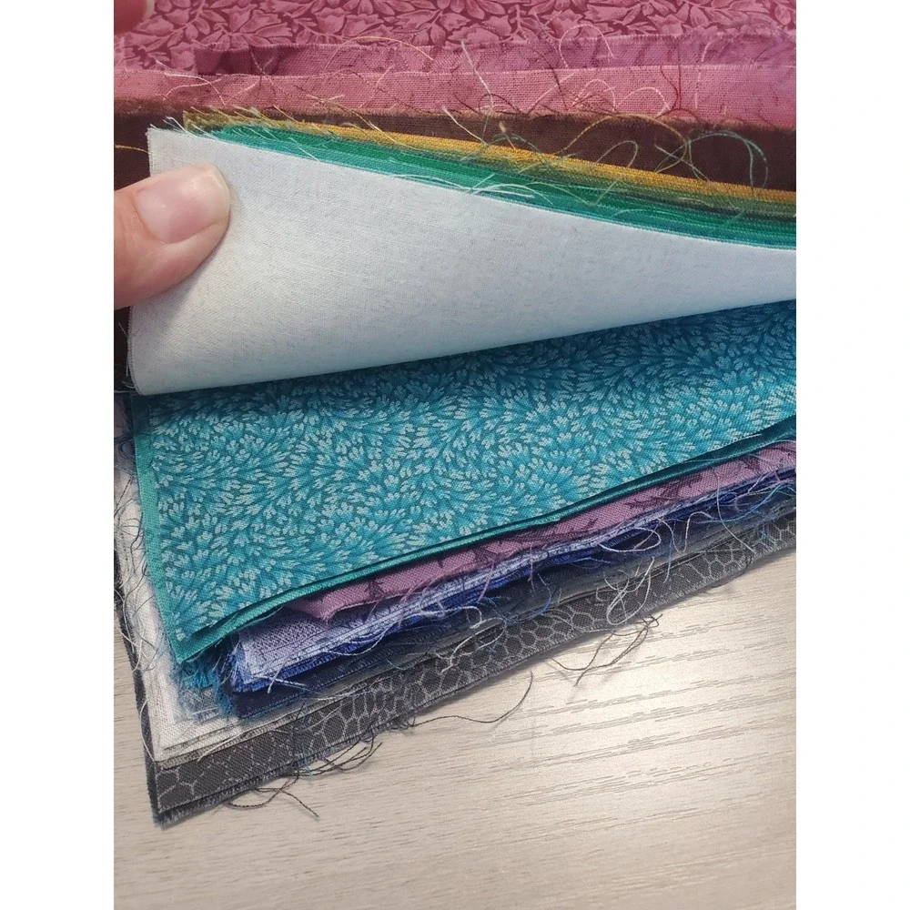 107 Pcs 10 x 10 Inches Cotton Fabric Squares Patchwork Precut Quilting Fabric